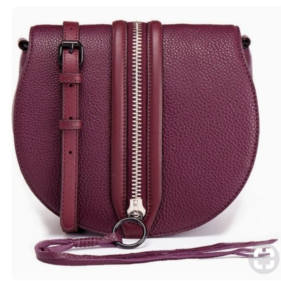 Rebecca Minkoff Handbags - Rebecca Minkoff Mara Leather Saddle Crossbody Bag